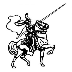 Knight Mascot Banner