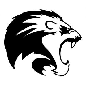 Lion Mascot Banner