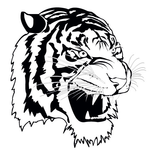 Tiger 2 Mascot