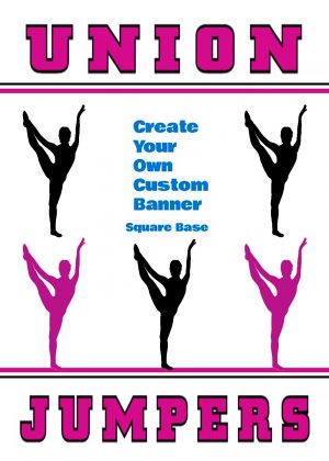 Dance Custom Square Base Banner