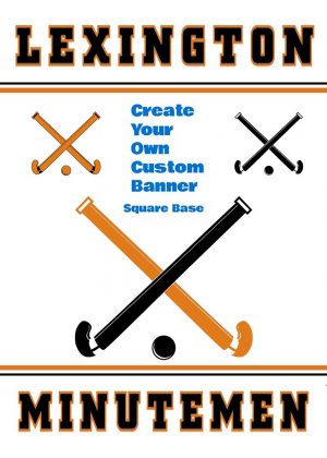 Field Hockey Custom Square Base Banner