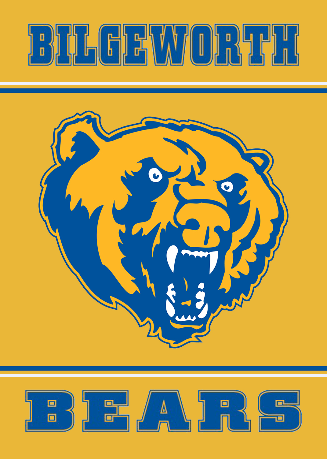Bears Mascot Banner