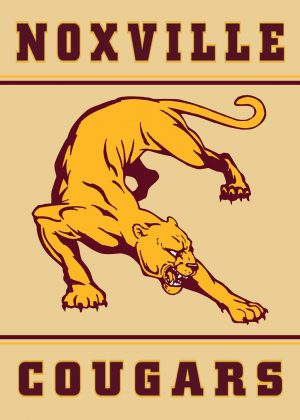 Cougar Mascot Banner