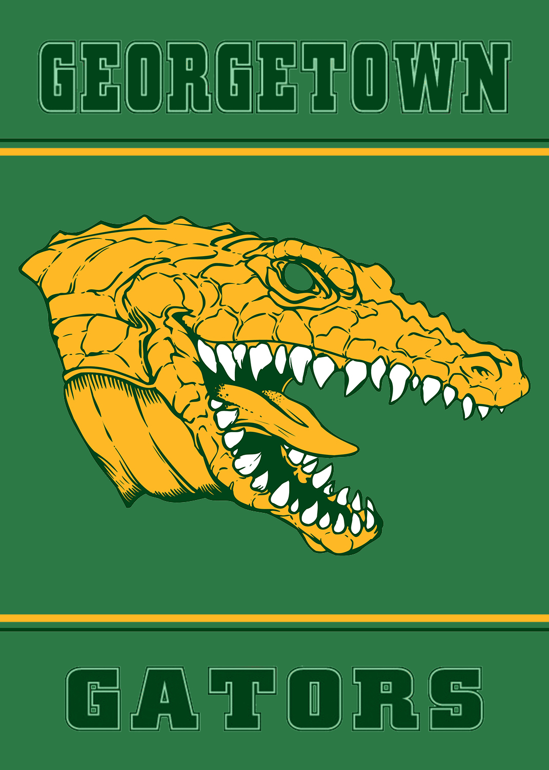 Gator Mascot Banner